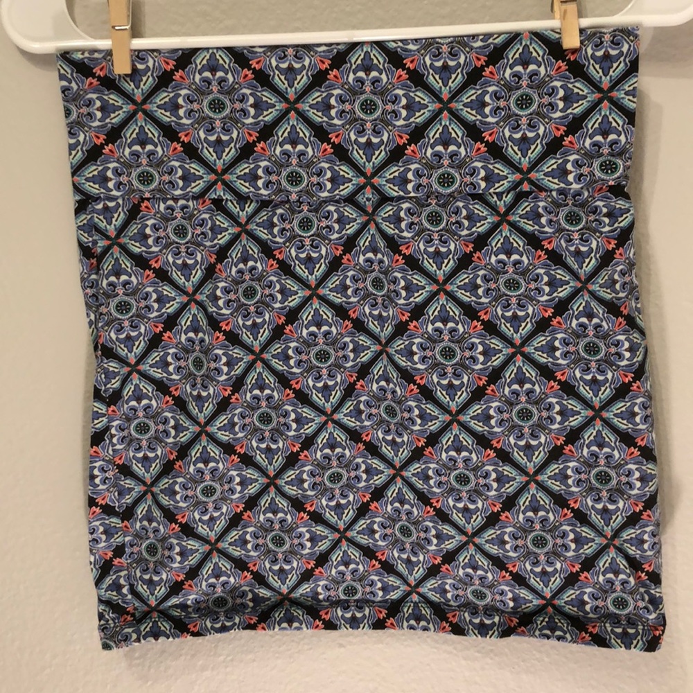 Multicolored Bodycon Mini Skirt